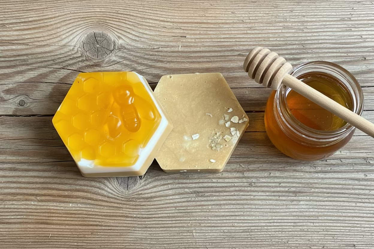 Oatmeal honey soap